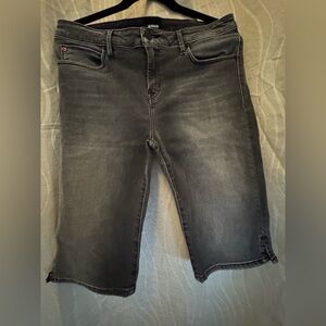 Hudson Jeans Dark Gray Jean Shorts